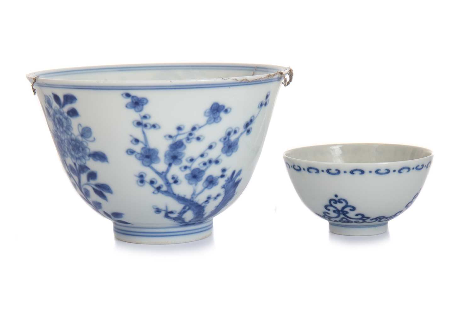 CHINESE BLUE AND WHITE BOWL, GUANGXU PERIOD (1875 - 1908)