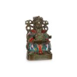 CHINESE BRONZE BUDDHIST FIGURE, LATE 19TH/EARLY 20TH CENTURY