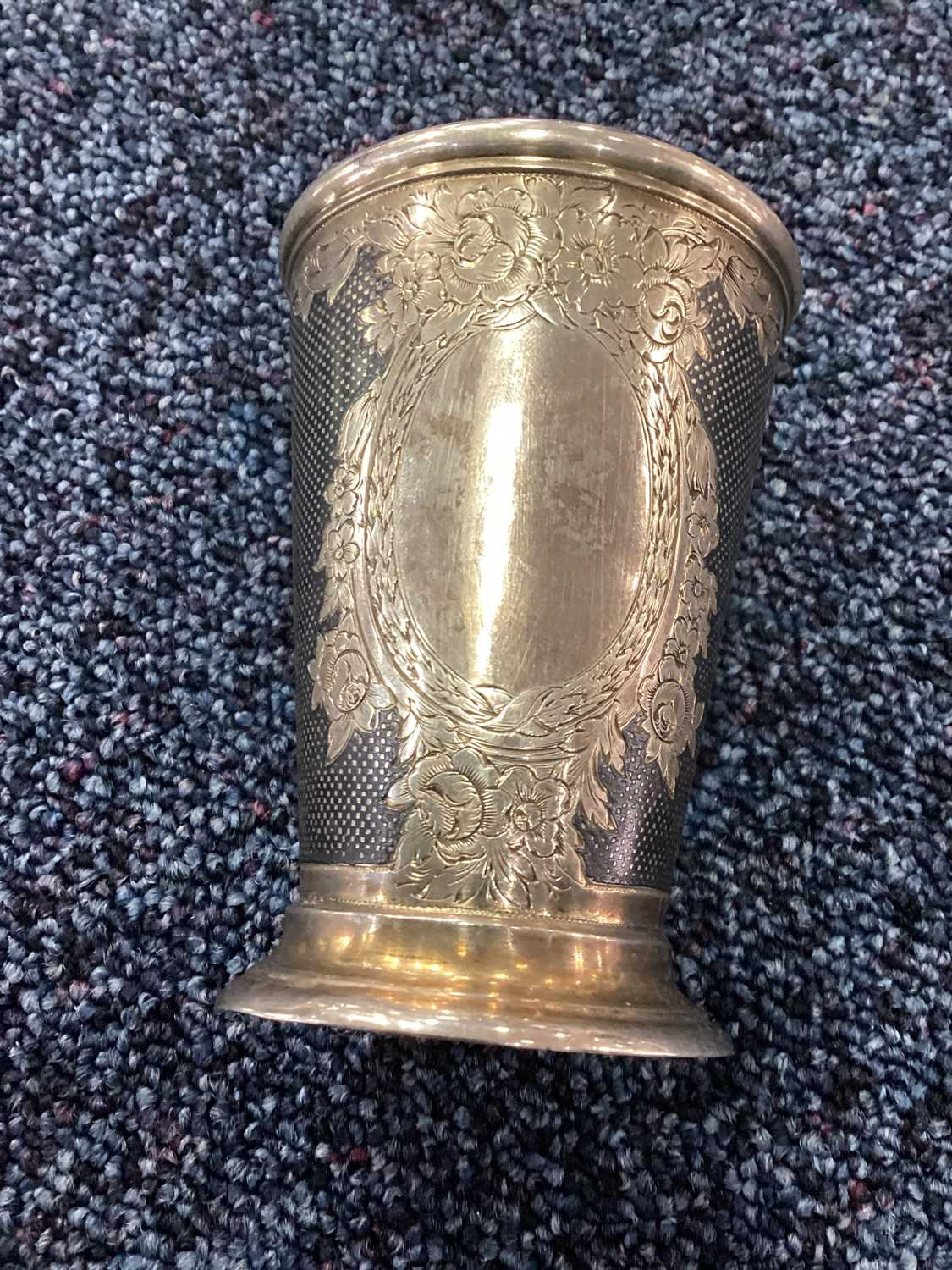 RUSSIAN IMPERIAL SILVER GILT AND NIELLO BEAKER LATE 19TH CENTURY - Image 5 of 7