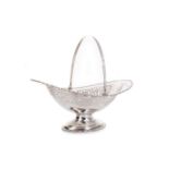 EDWARDIAN SILVER CAKE BASKET G.N.R.H., CHESTER 1907