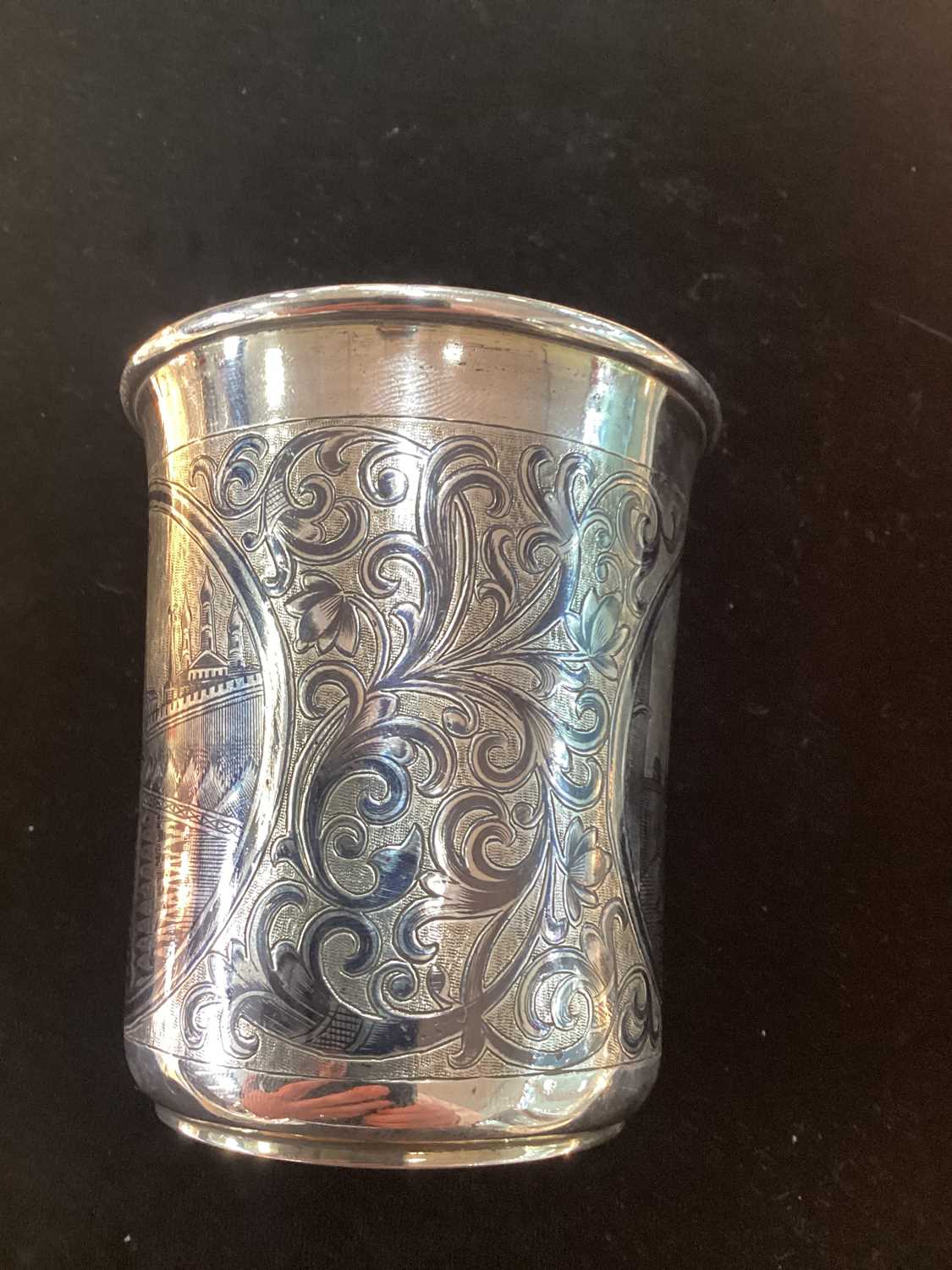 RUSSIAN NIELLO WORK BEAKER, 19TH CENTURY - Image 4 of 8