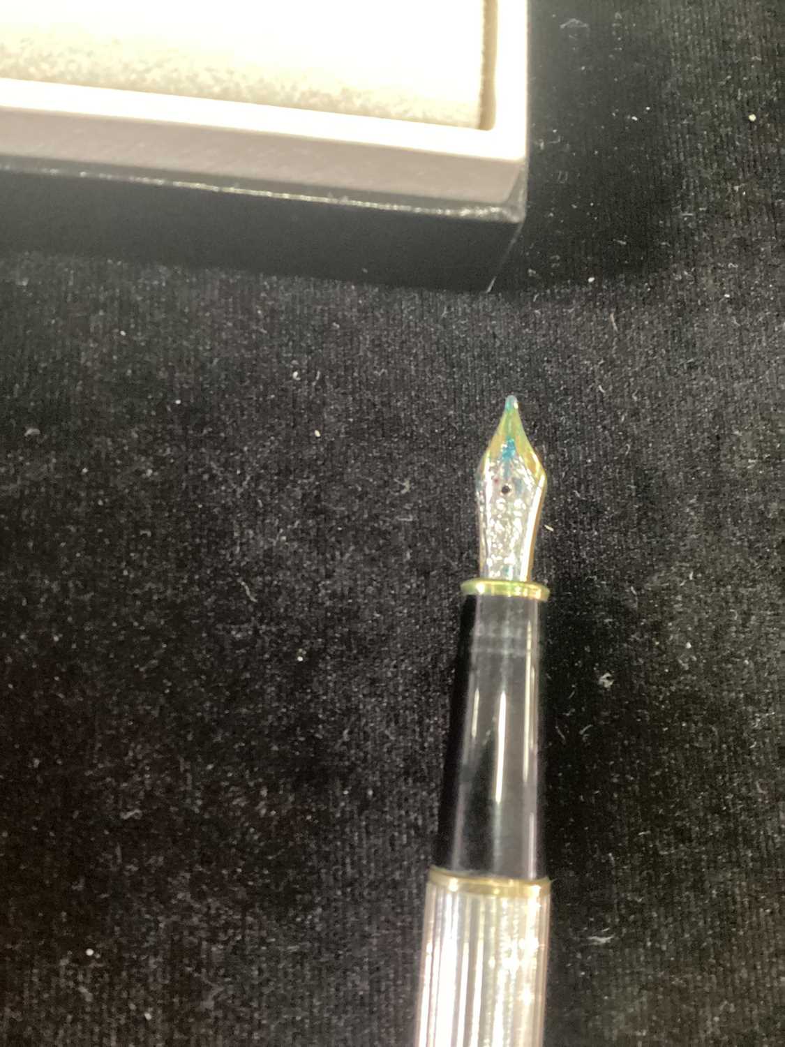 MONT BLANC, SILVER MEISTERSTUCK FOUNTAIN PEN - Image 8 of 8
