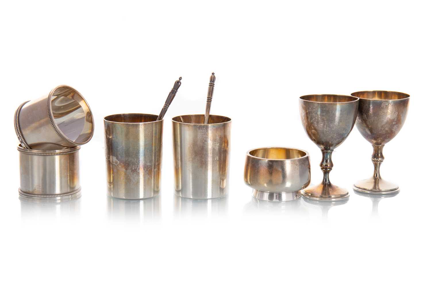 COLLECTION OF RUSSIAN IMPERIAL SILVER, LATE 19TH/EARLY 20TH CENTURY