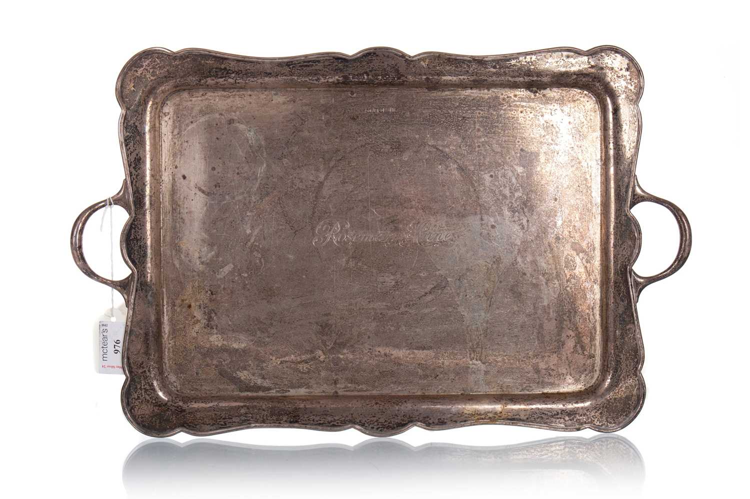 GEORGE V SILVER TRAY, H.A., SHEFFIELD 1925