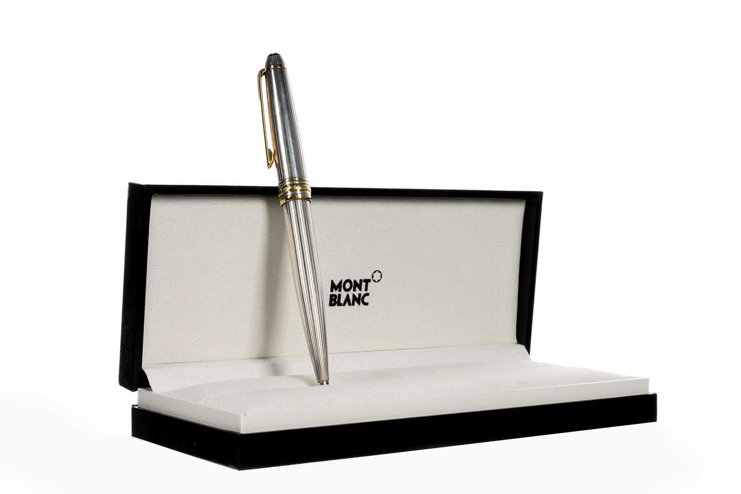 MONT BLANC, SILVER MEISTERSTUCK BALLPOINT PEN