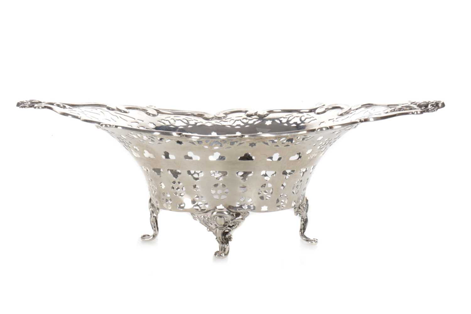 EDWARDIAN SILVER SWEETMEAT DISH, WILLIAM AITKEN, BIRMINGHAM 1905