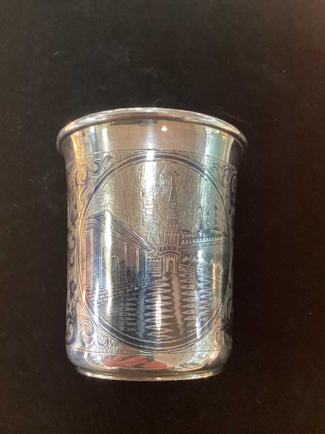 RUSSIAN NIELLO WORK BEAKER, 19TH CENTURY - Image 6 of 8