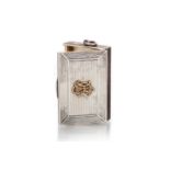 GEORGE V SILVER MATCH BOX HOLDER, ALFRED CLARK, LONDON 1932