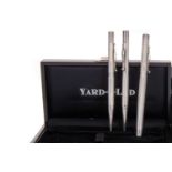 YARD-O-LEAD SILVER THREE PEN SET