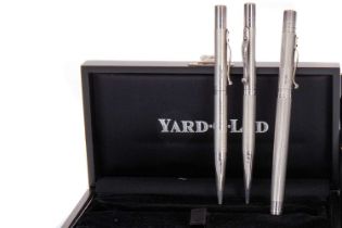 YARD-O-LEAD SILVER THREE PEN SET