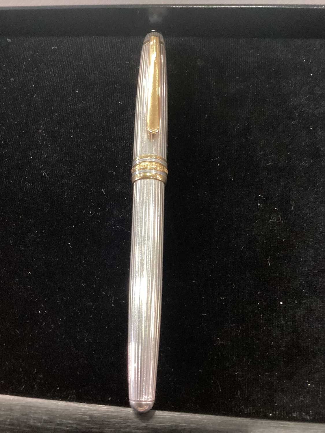MONT BLANC, SILVER MEISTERSTUCK FOUNTAIN PEN - Image 3 of 8