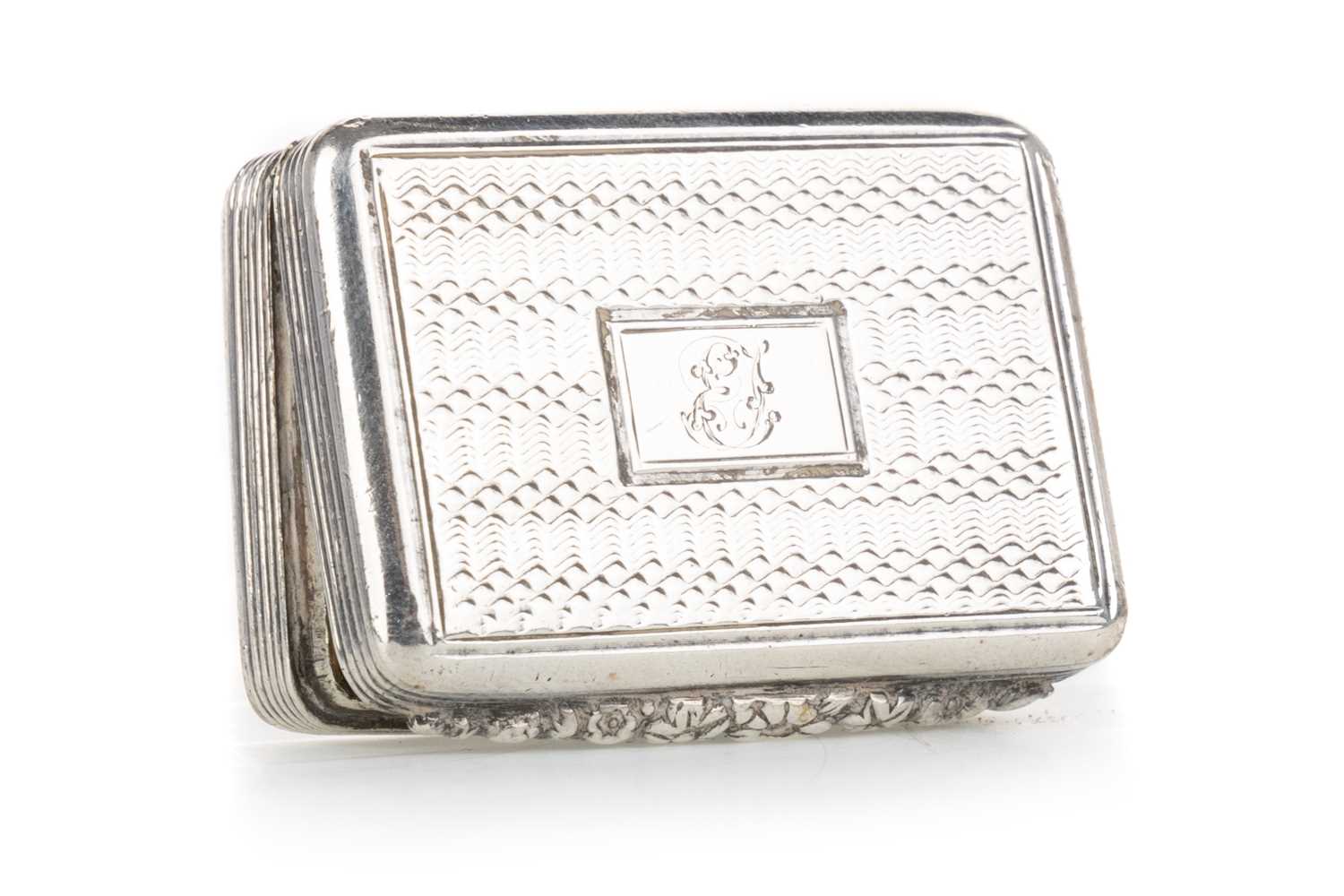 WILLIAM IV SILVER VINAIGRETTE, MAKER T.S., BIRMINGHAM 1835