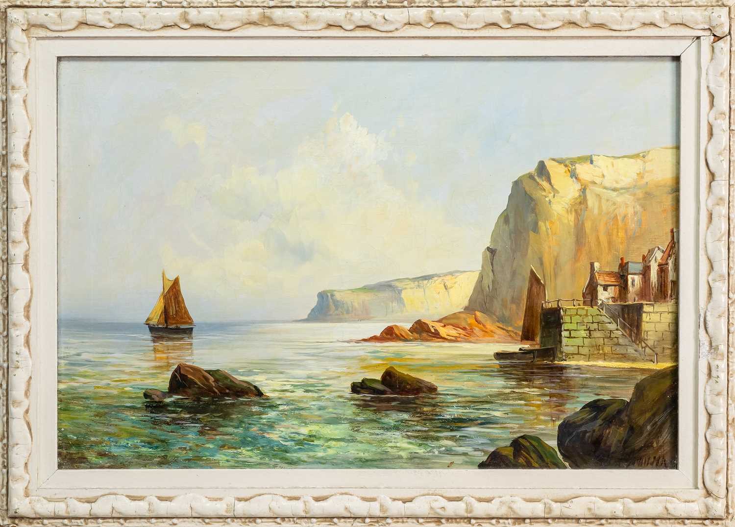 FRANCIS E JAMIESON (BRITISH 1895 - 1950), TWO CORNWALL SEASCAPES - Image 2 of 2