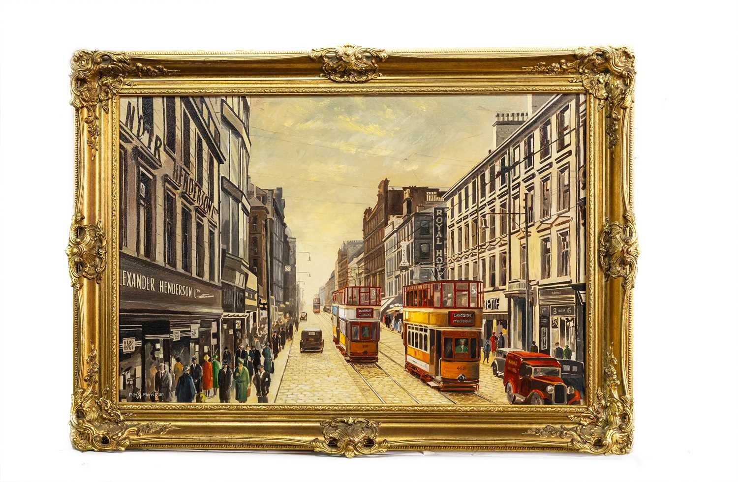 * PETER ST CLAIR MERRIMAN (SCOTTISH 20TH CENTURY), SAUCHIEHALL STREET, GLASGOW