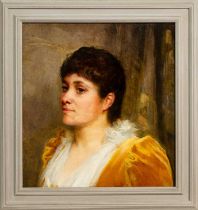 ATTRIBUTED TO ELIZABETH ADELA STANHOPE FORBES ARWS (BRITISH 1859 - 1912), PORTRAIT OF A LADY
