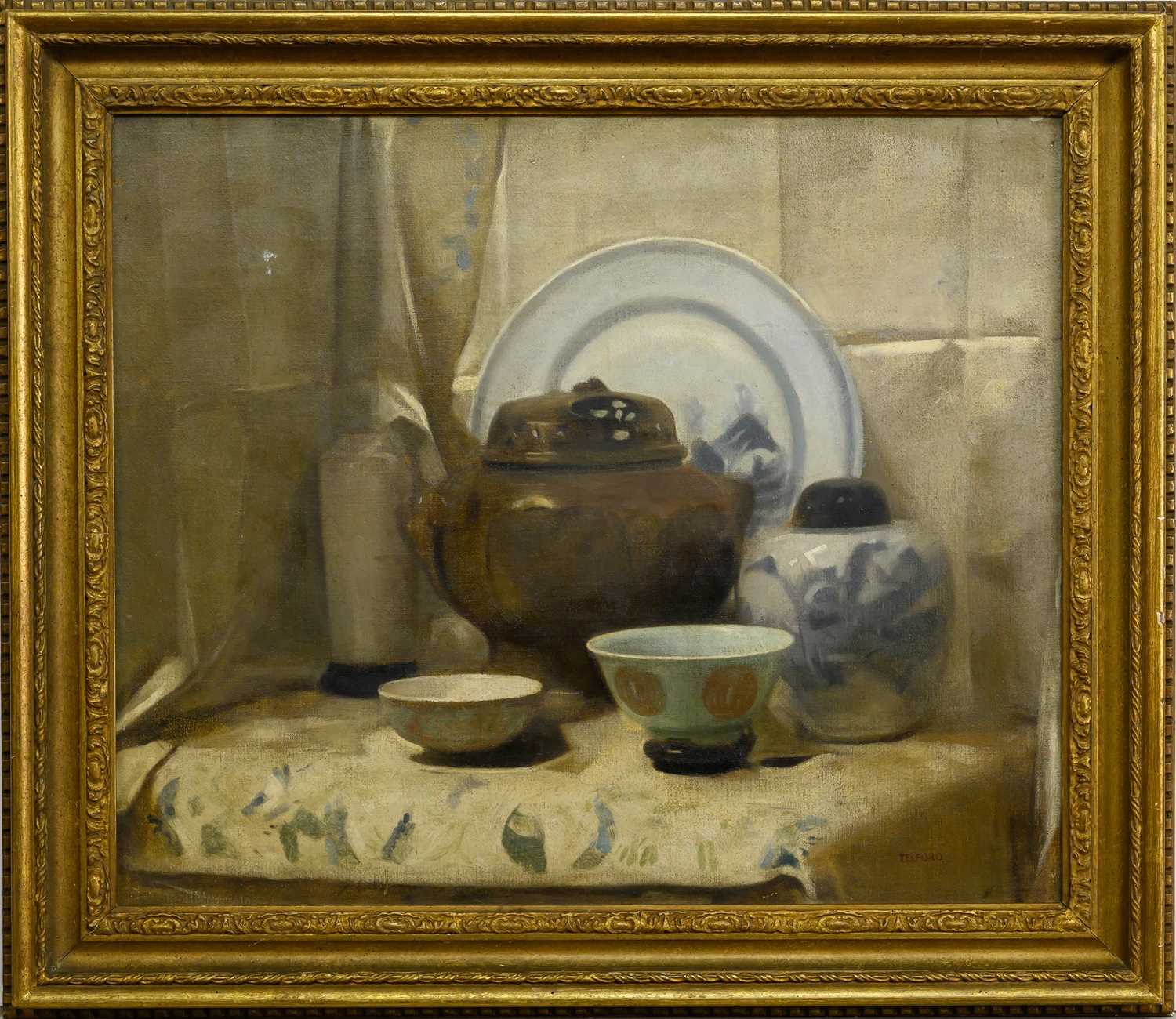 * PERCY TELFORD (BRITISH 1895 - 1971), CHINESE STILL LIFE