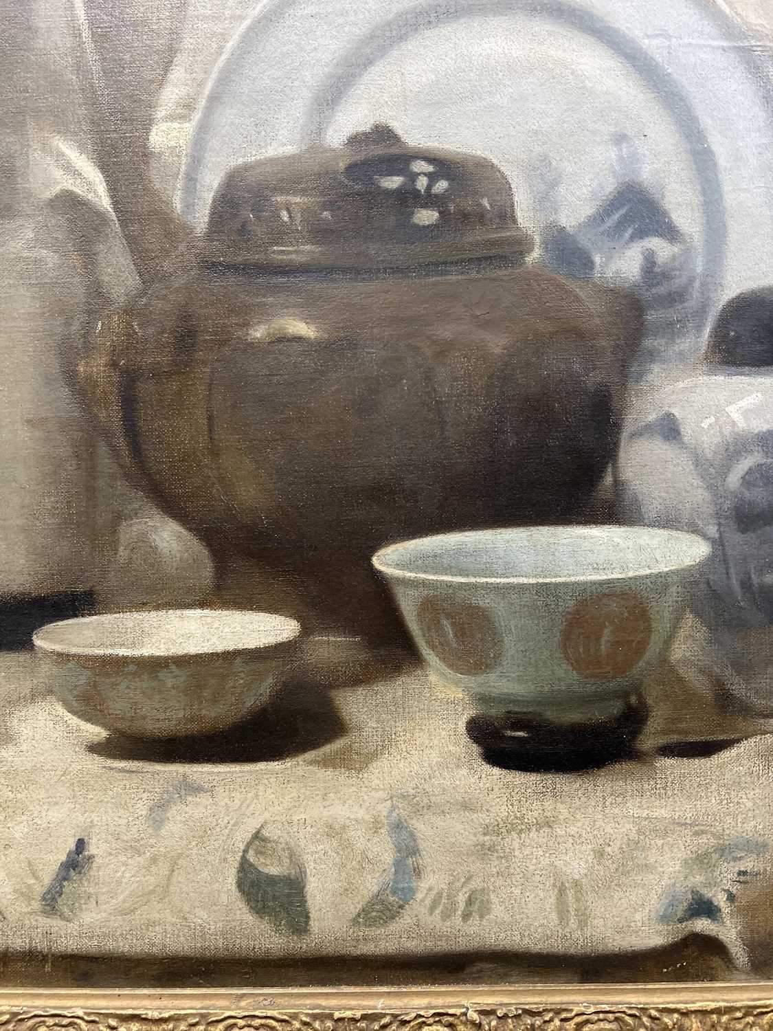 * PERCY TELFORD (BRITISH 1895 - 1971), CHINESE STILL LIFE - Image 6 of 10