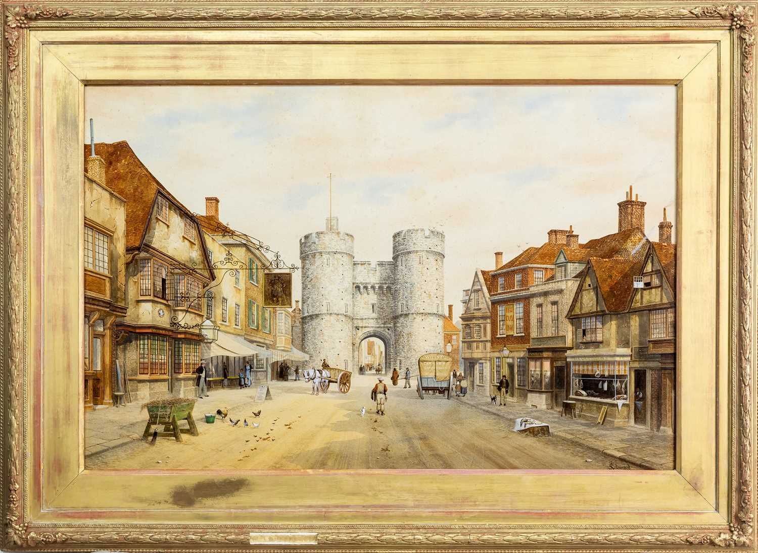 JAMES LAWSON STEWART (BRITISH 1829 - 1911), CANTERBURY GATE