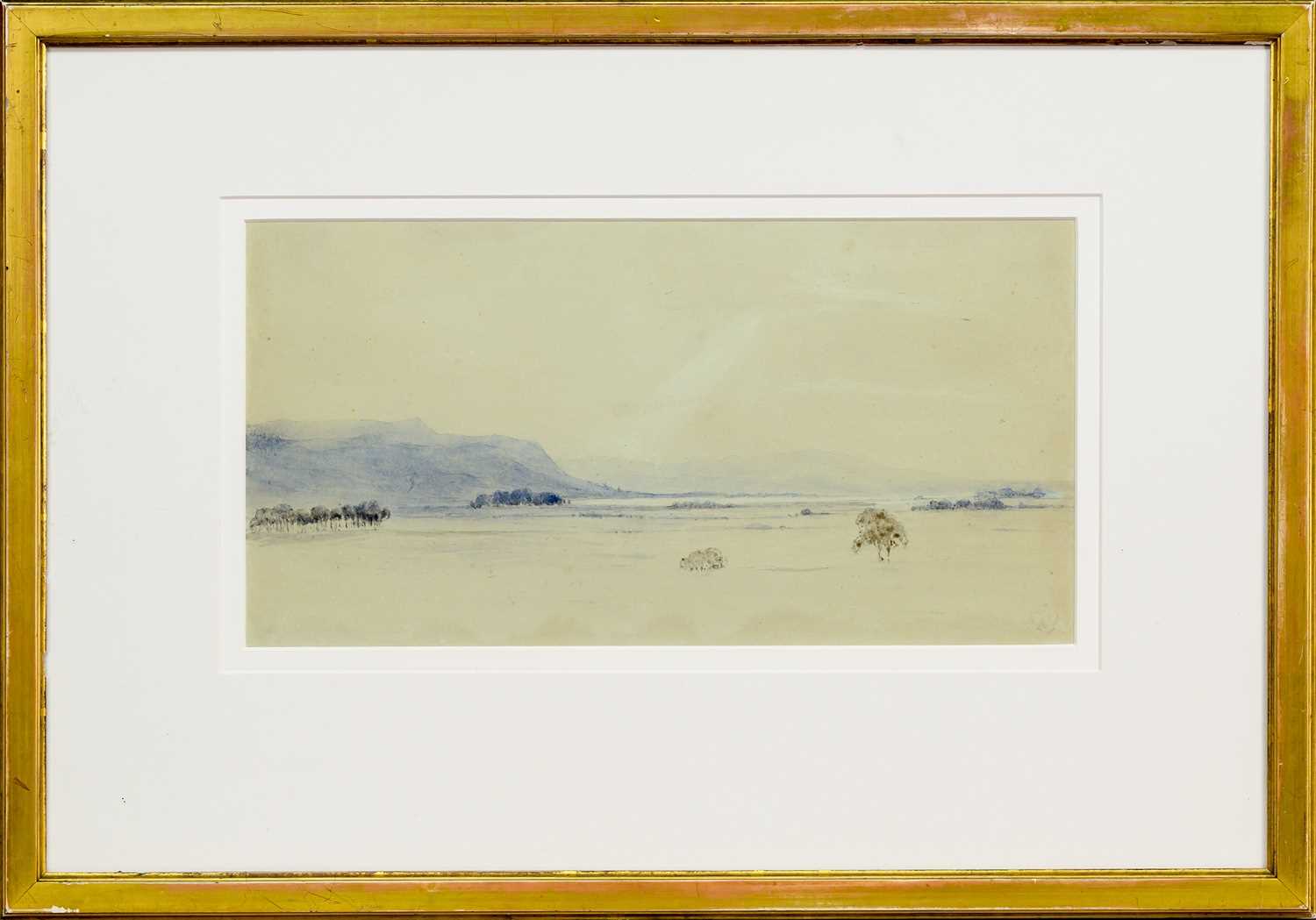 ATTRIBUTED TO JAMES ABBOTT MCNEILL WHISTLER (AMERICAN 1834 - 1903), LANDSCAPE SKETCH