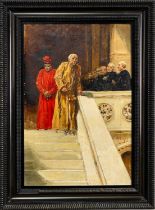 JOSÉ VILLEGAS Y CORDERO (SPANISH 1844 - 1921), CARDINAL SARTO, ABOUT TO BECOME POPE PIUS X