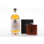 LINDORES ABBEY MCDXCIV WITH HIP-FLASK LOWLAND SINGLE MALT