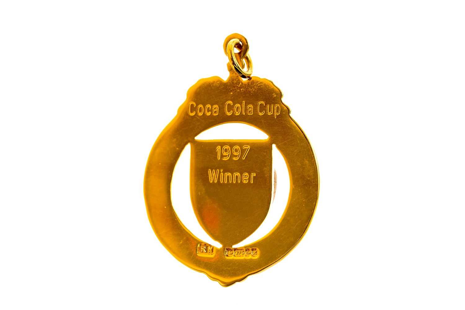 CELTIC F.C., LEAGUE CUP WINNERS GOLD MEDAL, 1997 - Image 2 of 2