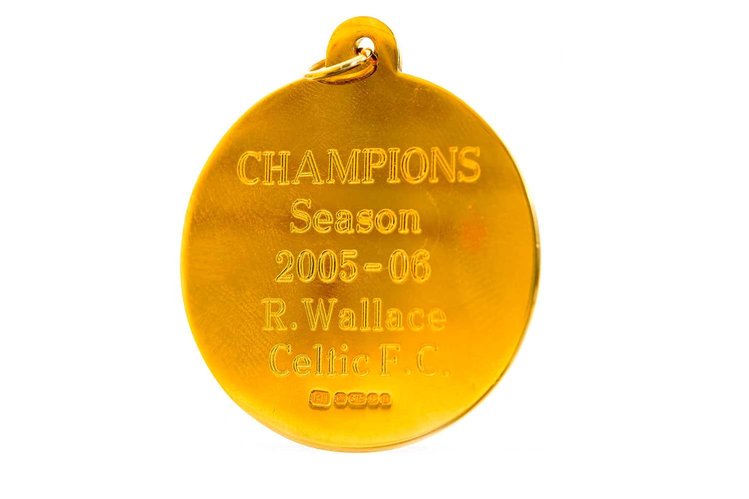 ROSS WALLACE OF CELTIC F.C., SPL CHAMPIONS WINNERS GOLD MEDAL, 2005/06 - Image 2 of 2