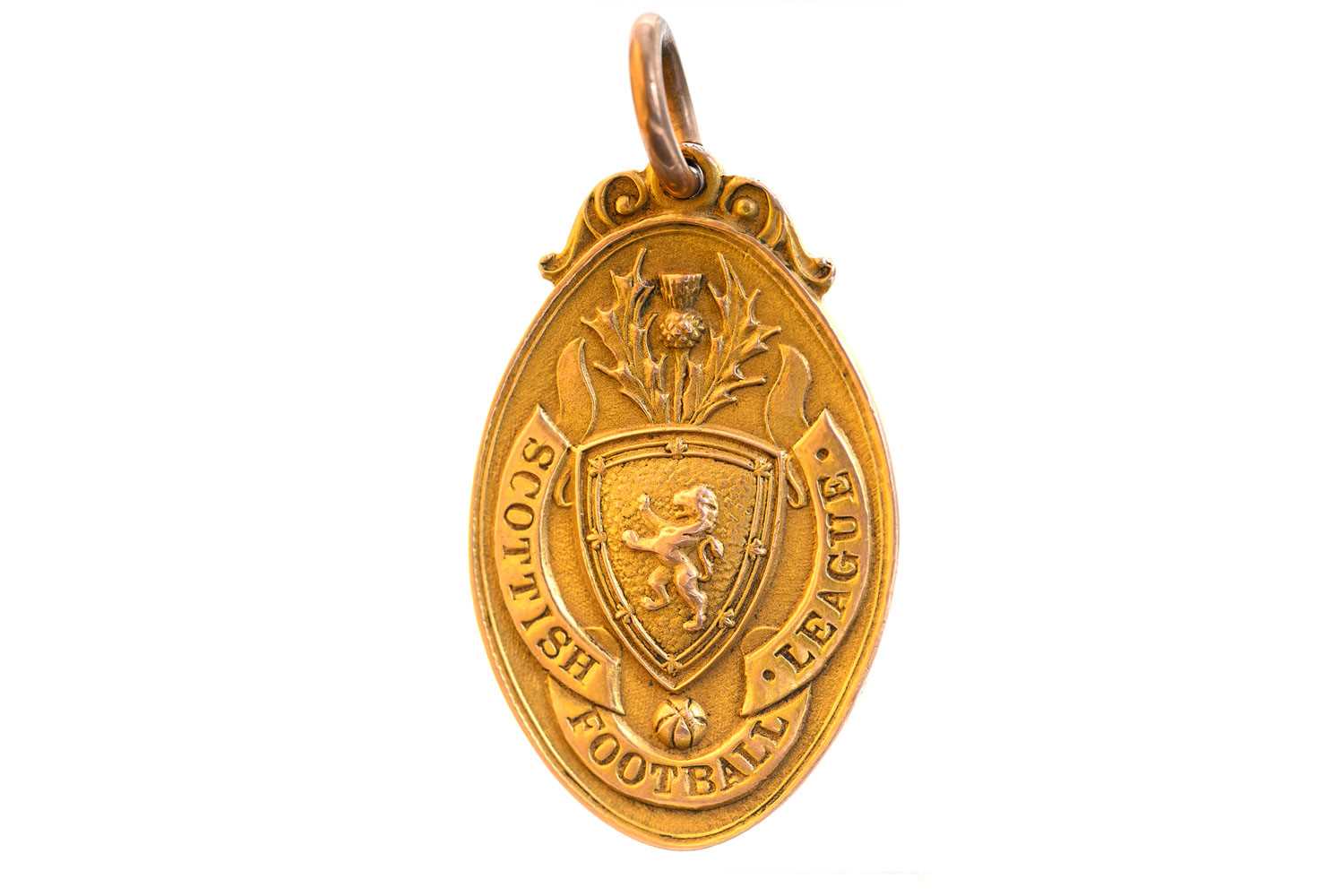 JAMES McSTAY OF CELTIC F.C., SCOTTISH FOOTBALL LEAGUE RUNNERS-UP GOLD MEDAL, 1930-31