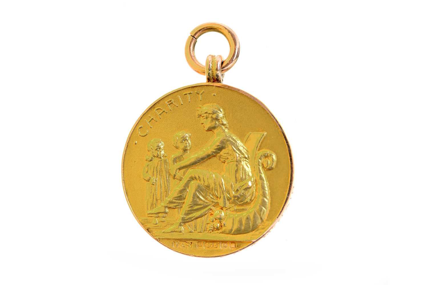 ALEC MCNAIR OF CELTIC F.C., GLASGOW CHARITY CUP WINNERS GOLD MEDAL, 1912 - Image 2 of 2