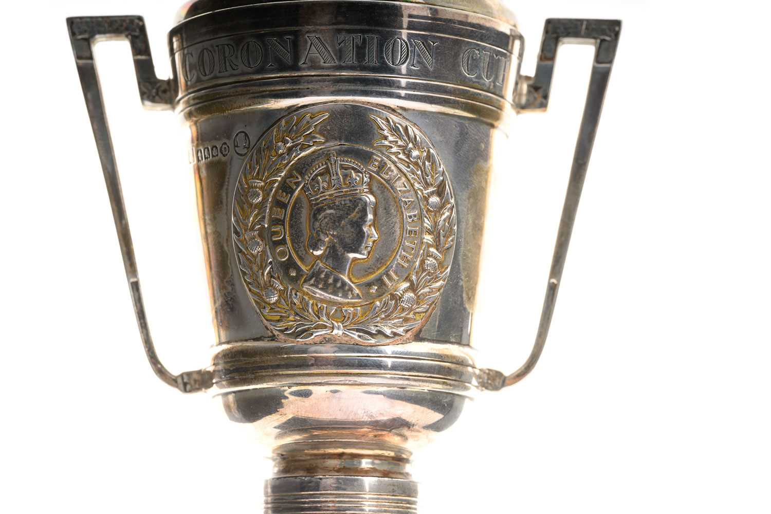 JOHN BONNAR OF CELTIC F.C., CORONATION CUP WINNERS SILVER TROPHY, 1953 - Bild 2 aus 3