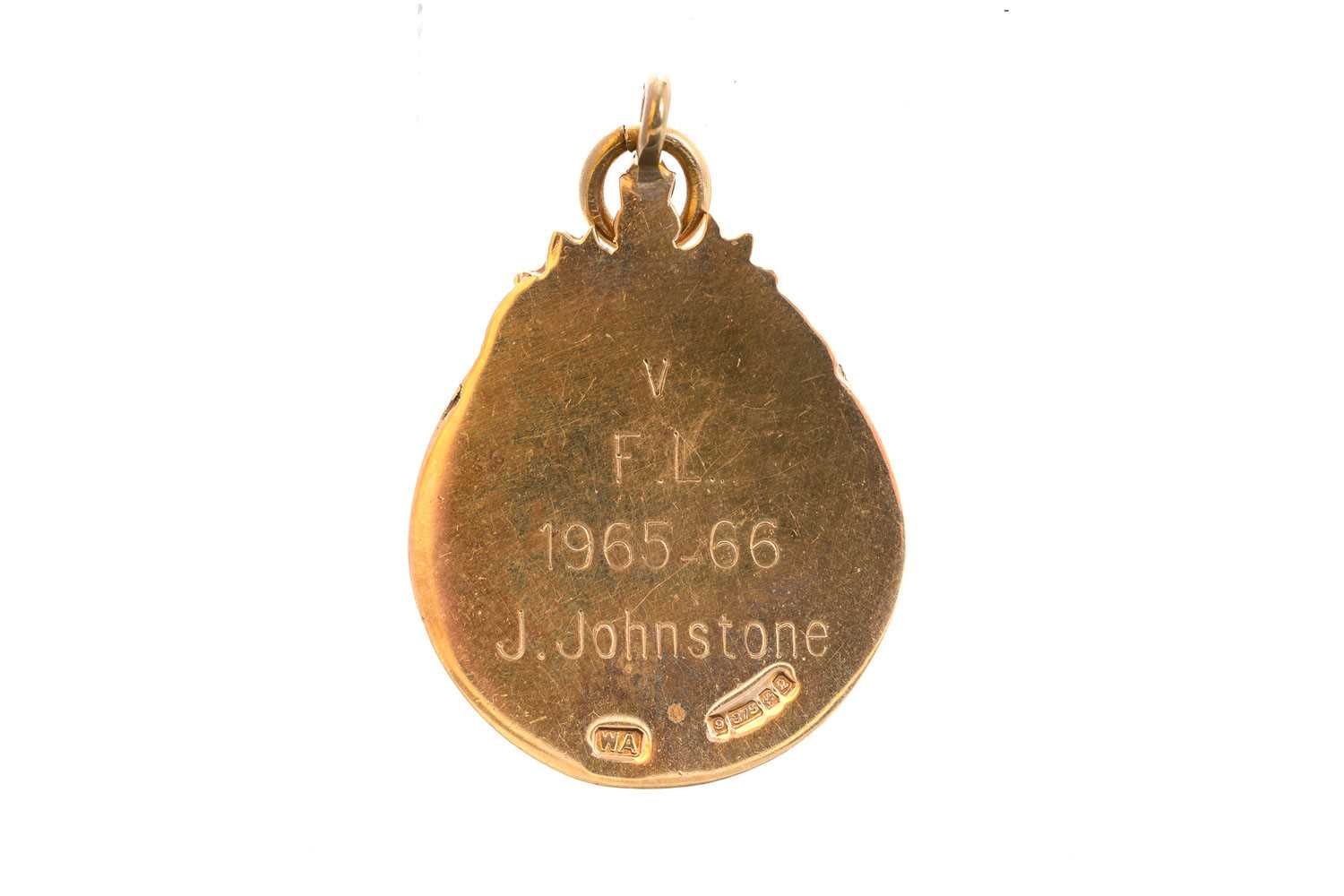 JIMMY JOHNSTONE, SCOTTISH LEAGUE VS. ENGLISH LEAGUE GOLD MEDAL, 1965/66 - Image 2 of 2