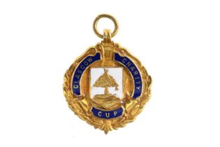 CHIC GEATONS OF CELTIC F.C., GLASGOW CHARITY CUP WINNERS GOLD MEDAL, 1937