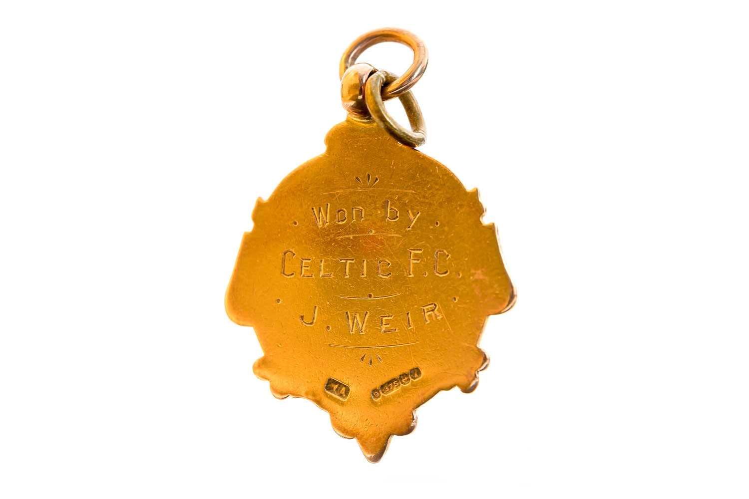 JOCK WEIR OF CELTIC F.C., GLASGOW CUP WINNERS GOLD MEDAL, 1948 - Image 2 of 2