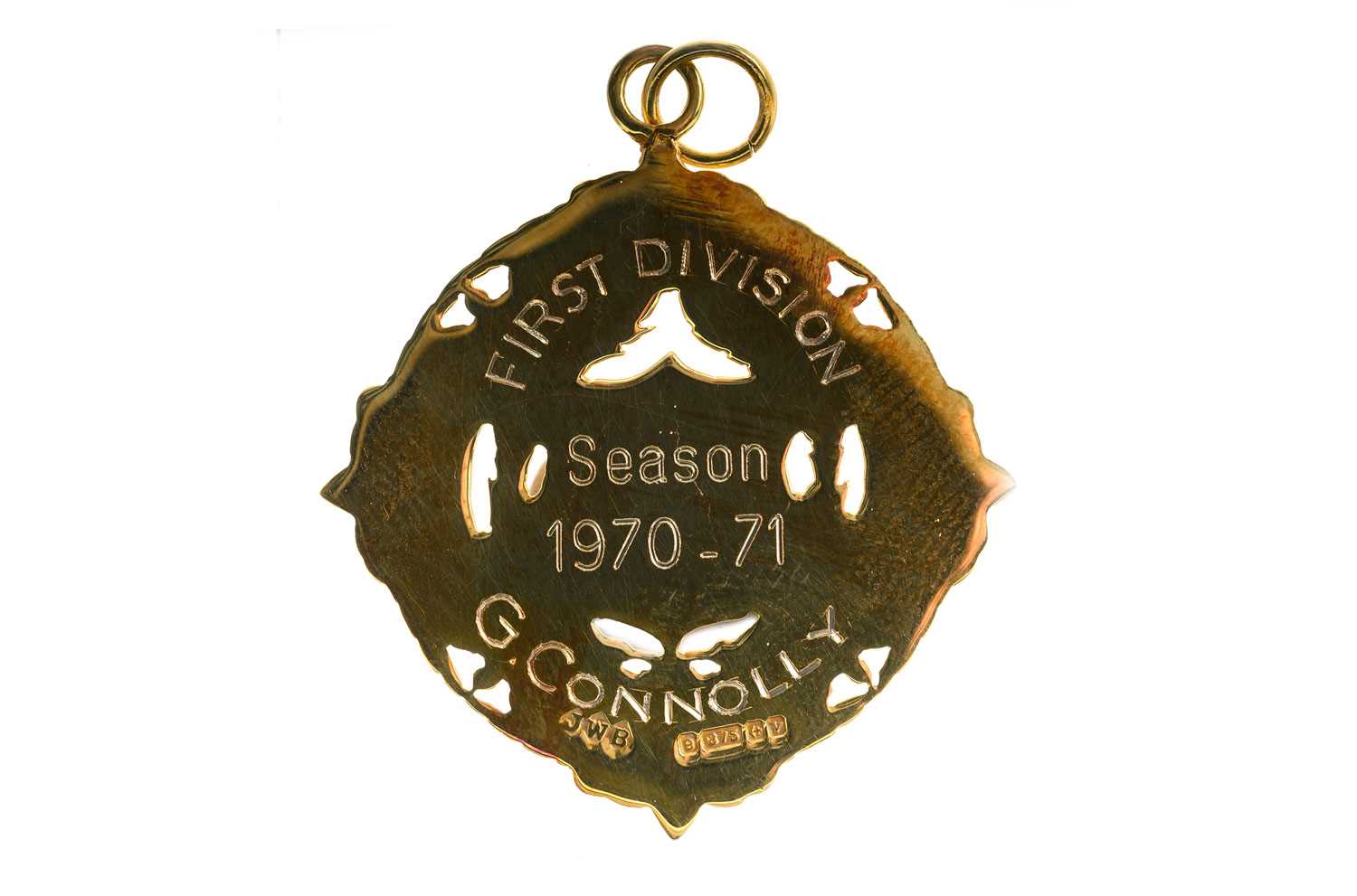 GEORGE CONNELLY OF CELTIC F.C., FIRST DIVISION WINNERS GOLD MEDAL, 1970/71 - Image 2 of 2