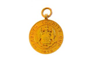 ALEC MCNAIR OF CELTIC F.C., GLASGOW CHARITY CUP WINNERS GOLD MEDAL, 1912
