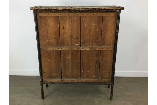 VICTORIAN AESTHIC PERIOD BAMBOO OPEN BOOKCASE, LATE 19TH CENTURY - Image 4 of 4