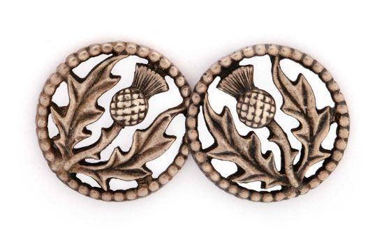 JOHN HART OF IONA, SCOTTISH PROVINCIAL SILVER EARRINGS AND ANOTHER PAIR, - Image 1 of 2