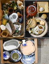 A quantity of 19th c and later British, Continental and other ceramics, including a Worcester