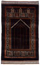 An Afghan prayer rug, 130 x 79cm