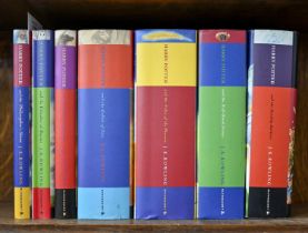 Children's Fantasy Books. Rowling (J.K.), Harry Potter, seven-volume set, including The