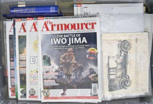 A quantity of The Armourer Magazine, etc