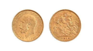 Gold Coin. Half sovereign 1916S