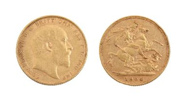 Gold Coin. Sovereign 1904