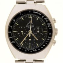 An Omega stainless steel chronograph, Speedmaster Professional Mark II, 42 x 45mm, maker's