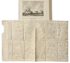 Local Interest. A vellum manuscript assignment of land, dated 3 Sept:r 1664, between Thomas Hankin