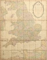 Bowles's New Four-Sheet Map of England and Wales [...], London: Printed for the Proprietors Bowles &