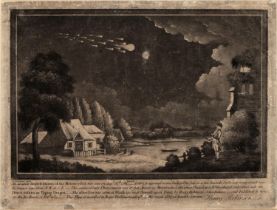 Astronomy. Henry Robinson (fl. c. 1780) - An accurate Representation of the Meteor which as seen