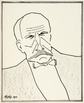 Caricatures. Kapp (Edmond X., illustrator), Personalities, association copy belonging to one of