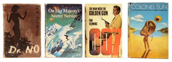 James Bond, 007. Fleming (Ian), three Book Club first editions, Dr No, On Her Majesty's Secret