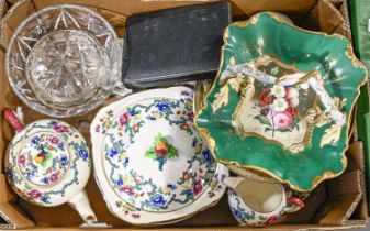 Miscellaneous ceramics, including Spode and Worcester dessert plates, Royal Cauldon part dinner